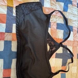 aerie Black Sports Bra